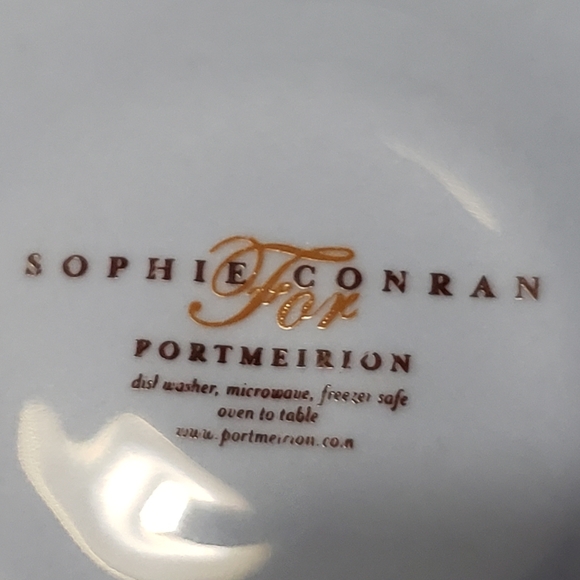 Vintage Set Of 4 SOPHIE CONRAN For PORTMEIRION  *Forget Me Not* Salad Plates - Picture 8 of 9